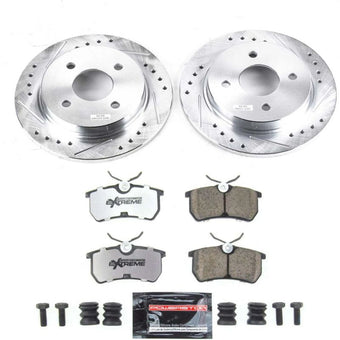compare product Power Stop 14-19 Ford Fiesta Rear Z26 Street Warrior Brake Kit