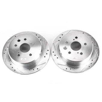 compare product Power Stop 06-15 Lexus IS250 Rear Evolution Drilled & Slotted Rotors - Pair