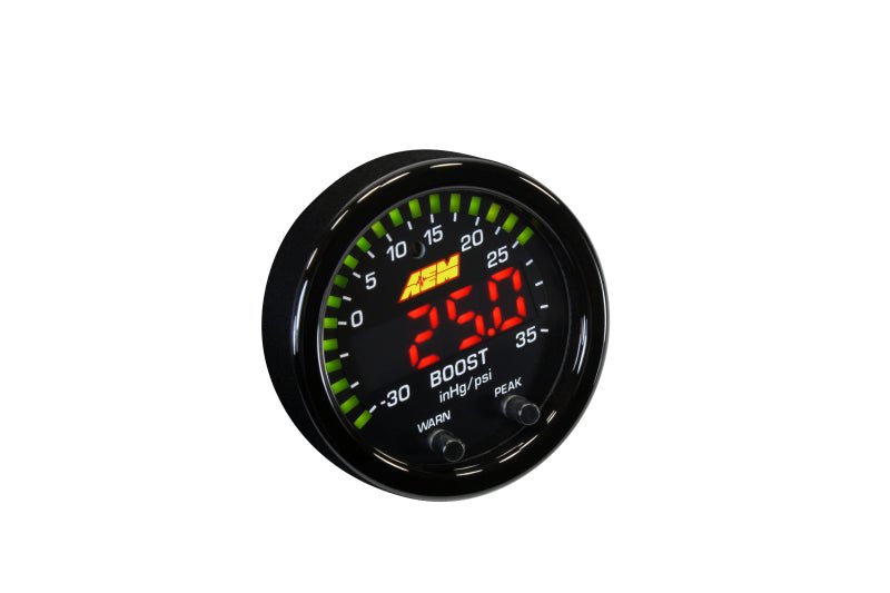 AEM X - Series Boost Pressure - 30inHg 35psi Gauge - My Store
