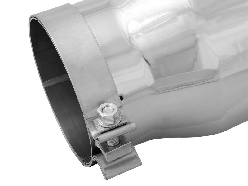 aFe Diesel Exhaust Tip Bolt On Black 5in Inlet x 7in Outlet x 12in - Right - My Store