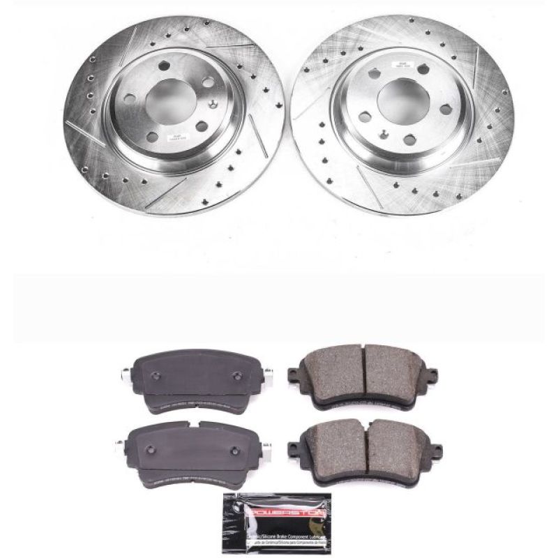 Power Stop 2019 Audi A4 Rear Z23 Evolution Sport Brake Kit - My Store