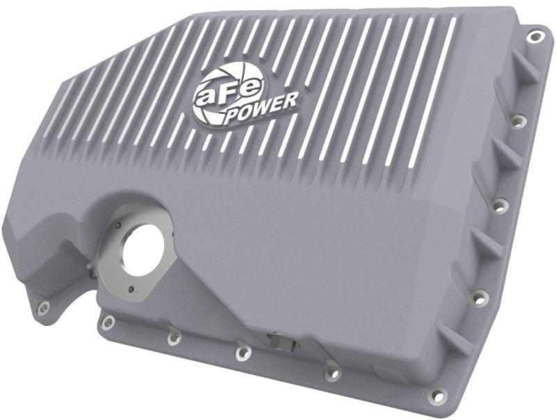 aFe 05 - 19 VW 1.8L/2.0L w/ Oil Sensor Engine Oil Pan Raw POWER Street Series w/ Machined Fins - My Store