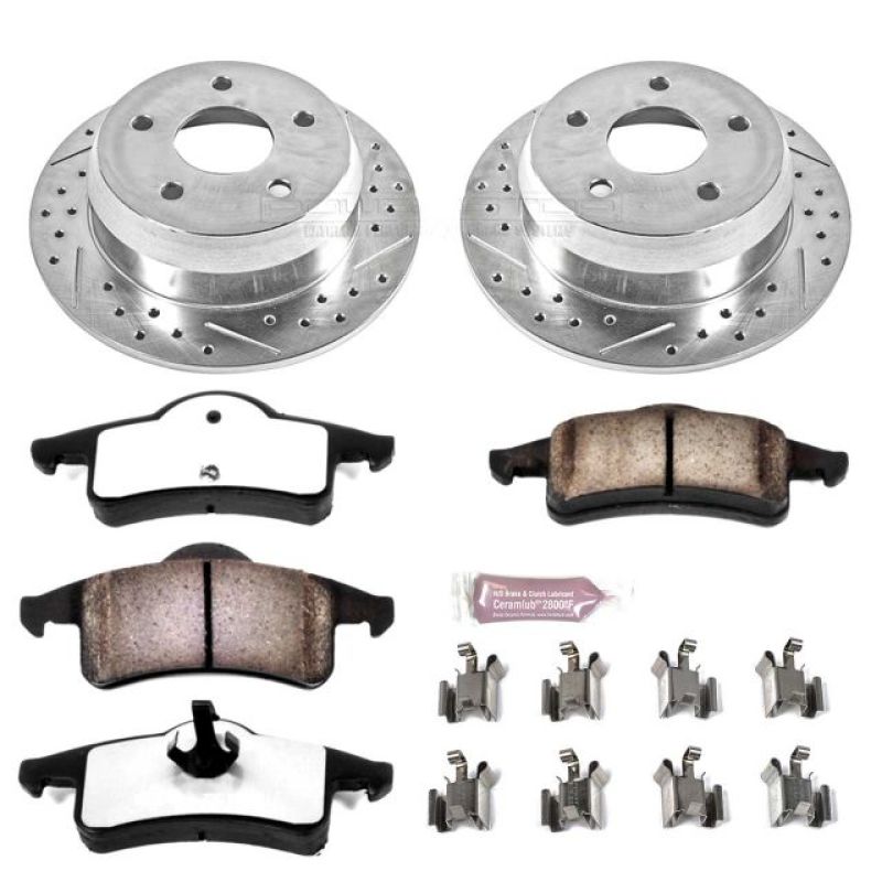 Power Stop 99 - 04 Jeep Grand Cherokee Rear Z36 Truck & Tow Brake Kit - My Store