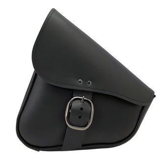 compare product Willie & Max HD Softails, Yamaha Rd Stars, Kaw Vulcan 900, Suz C50 Leather Swingarm Bag - Black