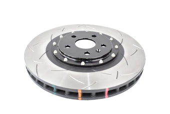 compare product DBA 19+ Chevrolet Camaro ZL1 (w/ NAS Nuts) 5000 Series Black Hat T3 Slotted KP Brake Rotor - Black