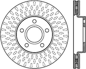 compare product StopTech Slotted Sport Brake Rotor