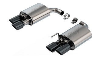 compare product Borla 2024 Ford Mustang GT 5.0L V8 w/ Active Exhaust S-Type Axle-Back Exhaust System - Black Chrome