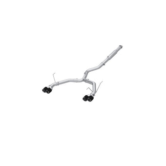 compare product MBRP 2022+ Subaru WRX 3in Cat-Back Dual Split Rear Quad Carbon Fiber Tips Race Profile Exhaust