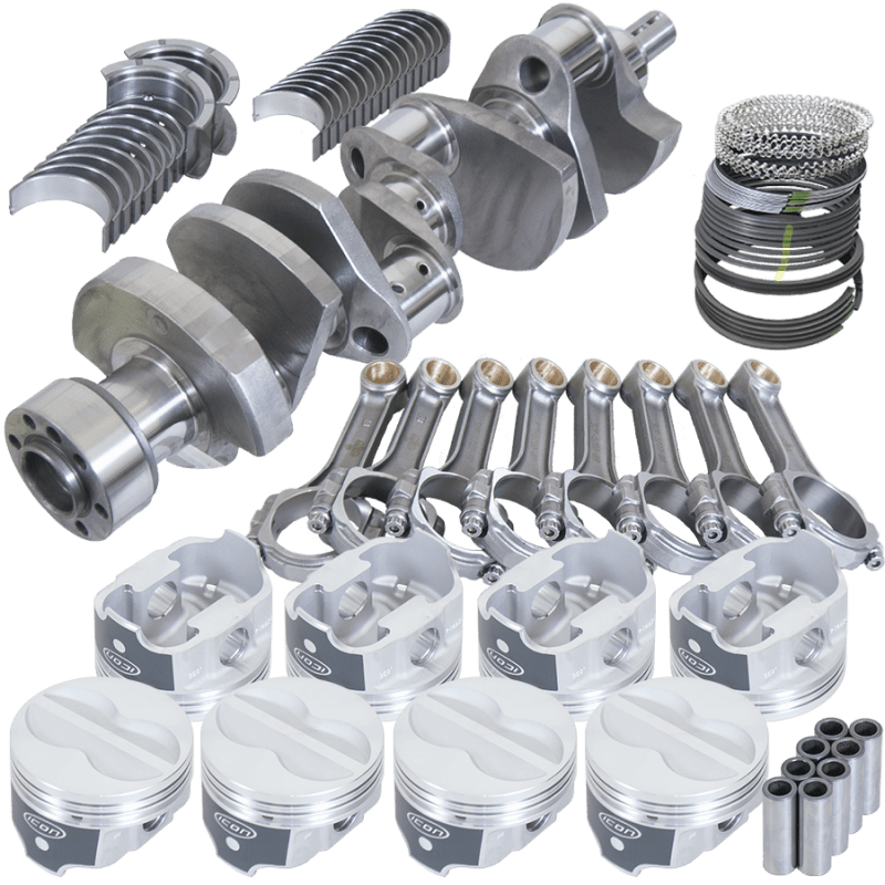 Eagle Chevy 350 1Pc 3.750in Int Balance Crank 5.700in I - Beam Rods 4.030in Pistons Rotating Assembly - My Store