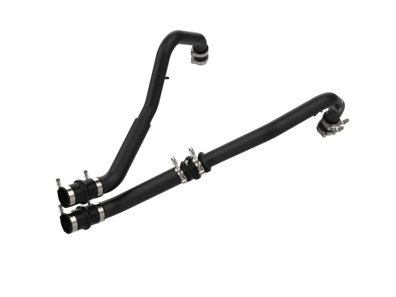 aFe Bladerunner Intercooler Hot Charge Pipe Black 2 - 2.5in 2021+ Ford F - 150 V6 - 2.7L (tt) - My Store