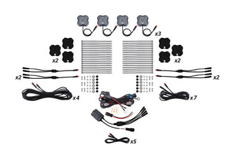 compare product Diode Dynamics RGBW Rock Light Installer Magnet Mount Kit w/Controller (12-pack)