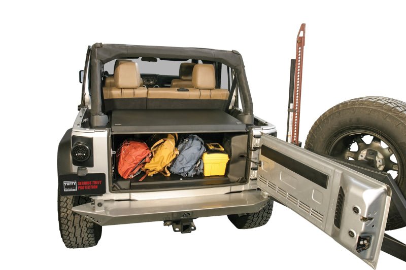 Tuffy Jk 2011+ Deluxe Security Deck Enclosure - Black - My Store
