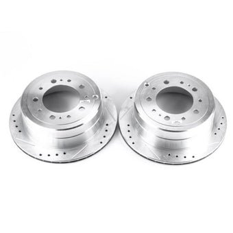 compare product Power Stop 98-07 Lexus LX470 Rear Evolution Drilled & Slotted Rotors - Pair