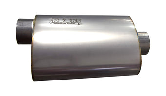 compare product Kooks 3in Oval Center/Offset Muffler 12in Long Body Stainless Steel