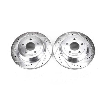 compare product Power Stop 09-10 Chevrolet Cobalt Rear Evolution Drilled & Slotted Rotors - Pair