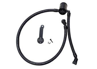 compare product J&L 18-25 Jeep Wrangler JL 3.6L Driver Side Oil Separator 3.0 - Black Anodized