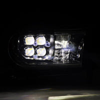 AlphaRex 07 - 13 Toyota Tundra NOVA LED Proj Headlights Alpha - Black w/Activ Light/Seq Signal/DRL - My Store