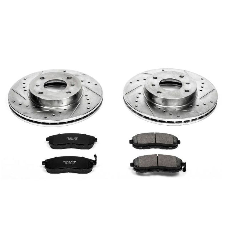 Power Stop 99 - 02 Infiniti G20 Front Z23 Evolution Sport Brake Kit - My Store