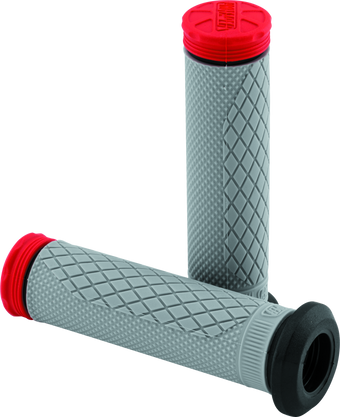 compare product ProTaper Tri Density Full Diamond ATV Grips - Red