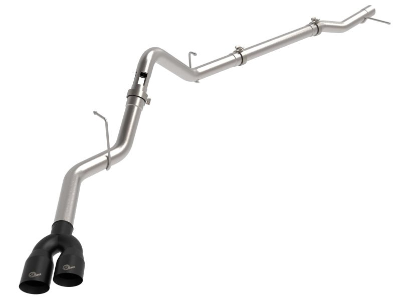 aFe Rebel XD Series 3 IN 304SS DPF - Back 23 - 24 GM Trucks L6 - 3.0L (td) LZ0 - Dual Black Tip - My Store