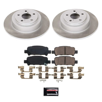 compare product Power Stop 00-04 Subaru Outback Rear Semi-Coated Rotor Kit