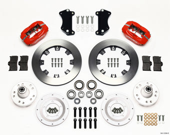 compare product Wilwood Forged Dynalite Front Kit 12.19in Red Heidts Tri -5 2 inch Drop Spindle