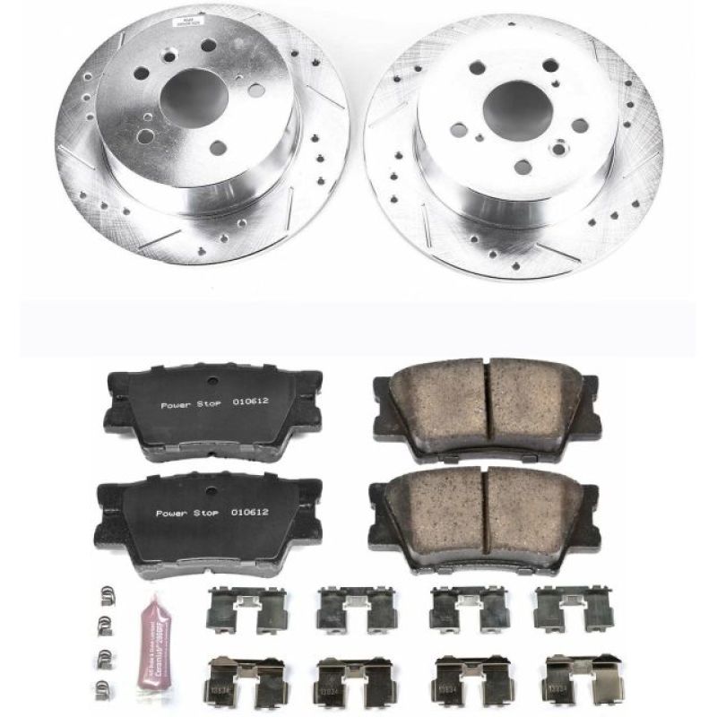 Power Stop 07 - 12 Lexus ES350 Rear Z23 Evolution Sport Brake Kit - My Store