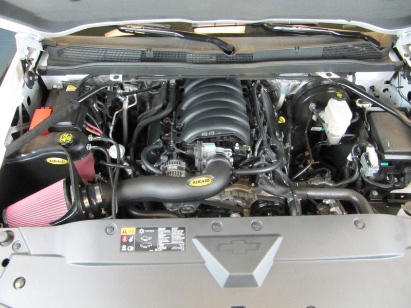 Airaid 2014 GM 1500 Pickup/ 2015 GM Tahoe/Yukon 5.3L MXP Intake System w/ Tube (Dry / Red Media) - My Store