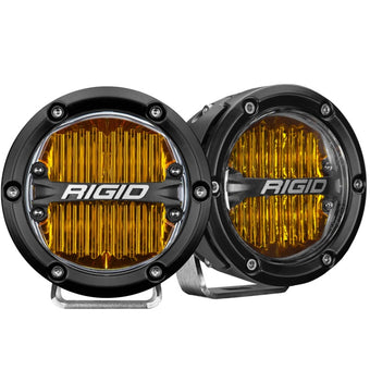 compare product Rigid Industries 360-Series 4in LED SAE J583 Fog Light - Selective Yellow (Pair)