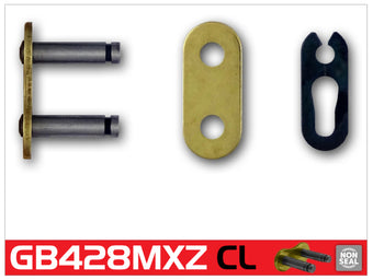 compare product RK Chain GB428MXZ Clip Link - Gold