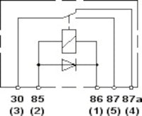 Hella Relay 12V 20/40A Spdt Dio - My Store