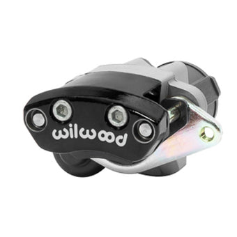 compare product Wilwood Black Electric Parking Brake Caliper - 4.75in Bracket - 0.44-0.61in - Right