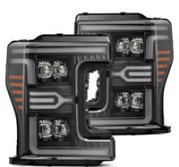 AlphaRex 17 - 19 Ford F - 250/350/450 SD NOVA - Series LED Proj Headlights Bk w/Actv Light SeqSig & SBDRL - My Store
