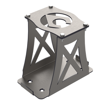 compare product Artec Industries Group 51 Optima Battery Mount Bare Steel
