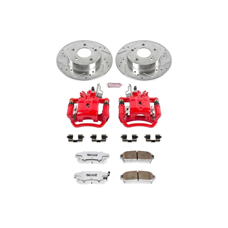 Power Stop 2001 Infiniti I30 Rear Z26 Street Warrior Brake Kit w/Calipers - My Store