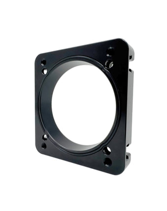compare product Torque Solution 06-21 Subaru STI EJ Big Bore Manifold Big Bore 76mm Throttle Body Adapter - Black
