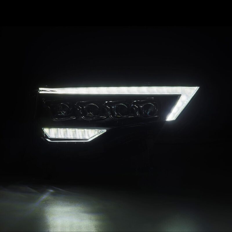 AlphaRex 14 - 22 Toyota 4Runner (2021 Req. Conv) NOVA LED Proj HL Blk w/Actv Light & Seq. Sig + SB DRL - My Store