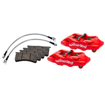 compare product Wilwood 97-04 Chevrolet Corvette C5 SLC56 Front Caliper Kit - Red