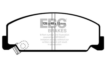 compare product EBC 84-85 Honda Accord Sedan 1.8 Greenstuff Front Brake Pads