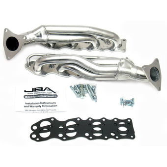 compare product JBA 07-20 Toyota 5.7L V8 1-5/8in Primary Silver Ctd Cat4Ward Header