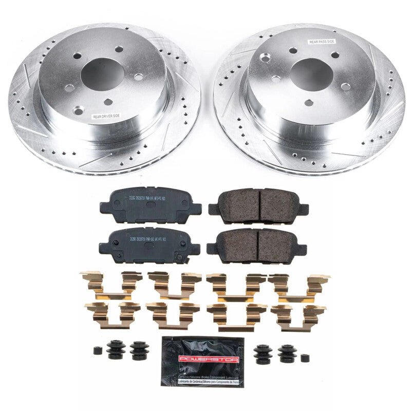 Power Stop 2009 Infiniti FX35 Rear Z23 Evolution Brake Kit - My Store