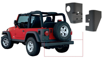 compare product Bushwacker 97-06 Jeep Wrangler Trail Armor Rear Corners - Black