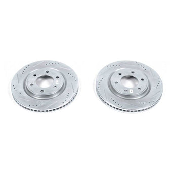 compare product Power Stop 11-13 Infiniti QX56 Front Evolution Drilled & Slotted Rotors - Pair
