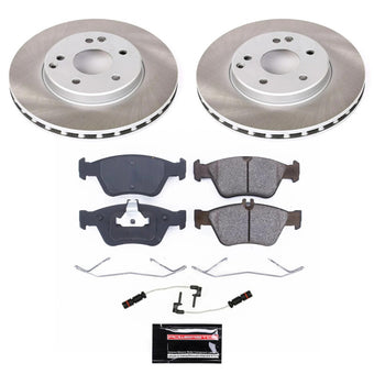 compare product Power Stop 98-04 Mercedes-Benz SLK230 Front Semi-Coated Rotor Kit