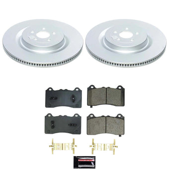 compare product Power Stop 21-24 Ford Mustang Mach-E Front Z17 Coated Brake Kit
