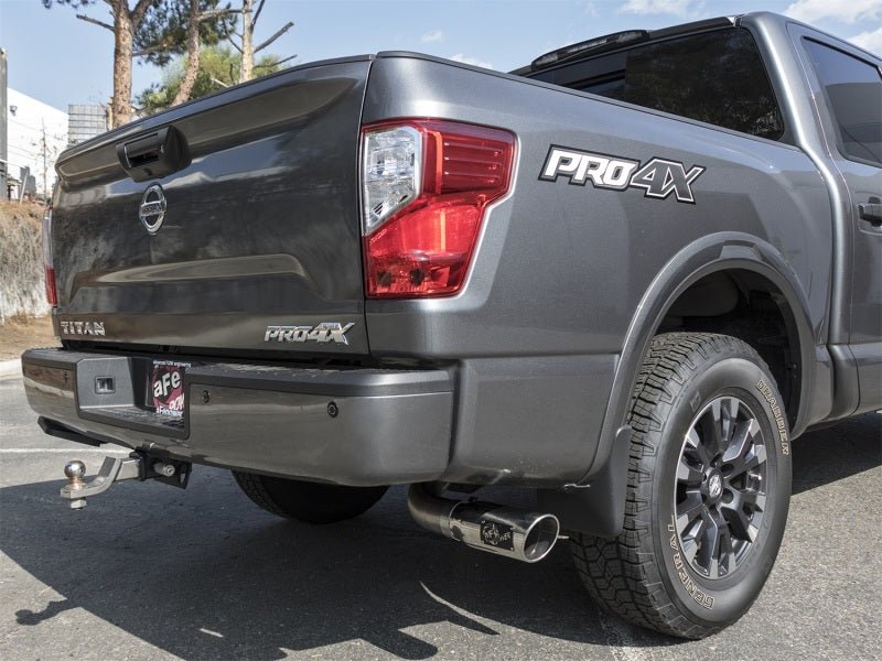 aFe MACH Force - Xp 2 - 1/2in Cat - Back Exhaust System w/ Polished Tip 16 - 17 Nissan Titan XD V8 5.6L - My Store