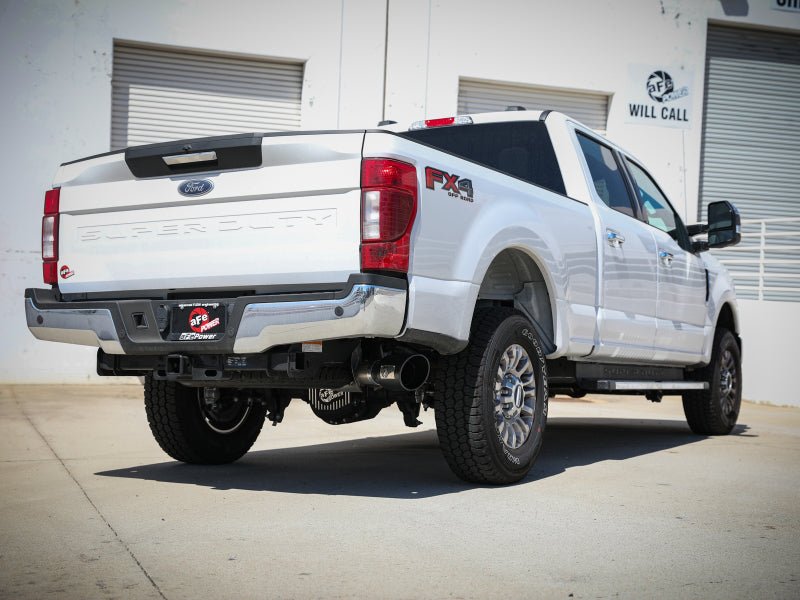 aFe Apollo GT Series 3 - 1/2in 409 SS Axle - Back Exhaust 17 - 20 Ford F - 250/F - 350 6.2/7.3L w/ Black Tips - My Store