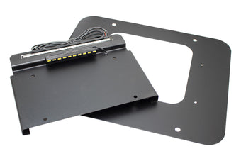 compare product Kentrol 97-06 Jeep Wrangler TJ Back Side License Plate Mount with LED