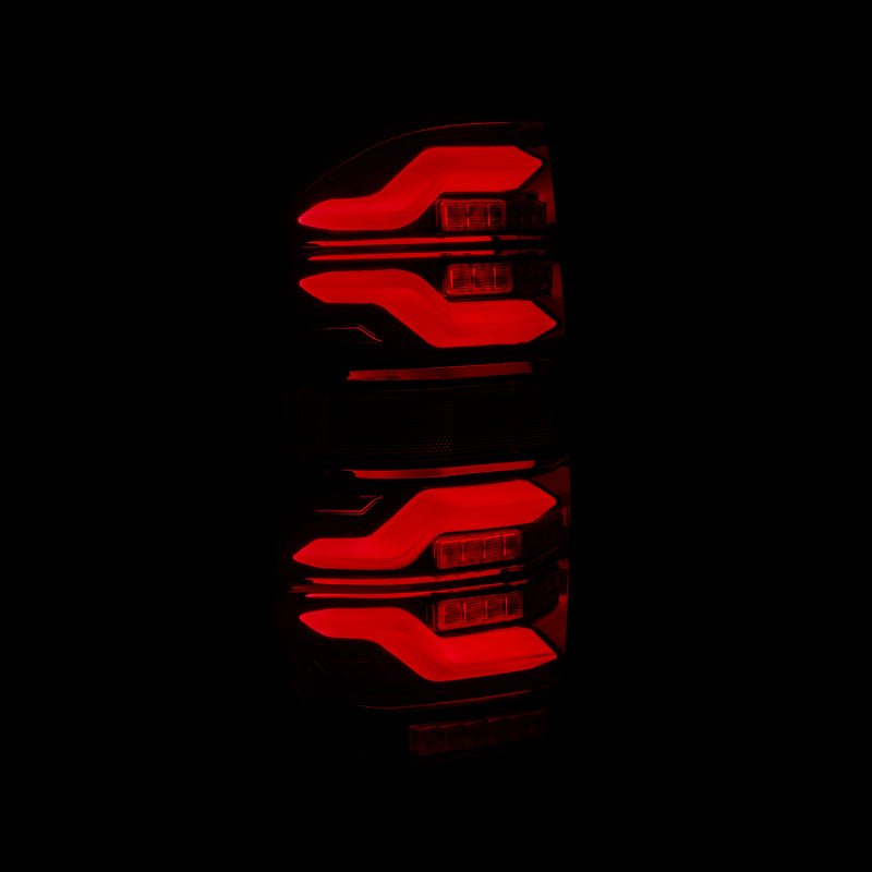 AlphaRex 14 - 21 Toyota Tundra LUXX LED Taillights Black/Red w/Activ Light/Seq Signal - My Store