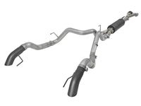 aFe MACH Force - Xp Cat - Back Exhaust w/Dual Hi - Tuck Tips Black 17 - 18 Ford F - 150 Raptor V6 - 3.5L (tt) - My Store